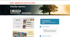 Desktop Screenshot of bicarbonato.com