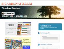 Tablet Screenshot of bicarbonato.com